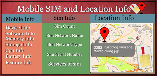 Mobile, SIM and Location Info PC screenshot Mobile, SIM and Location Info PC screenshot