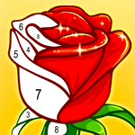 ColorPlanet® Paint by Number, Free Puzzle Games icon