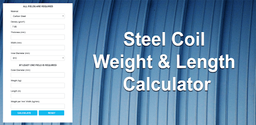 Steel Coil Calculator PC screenshot