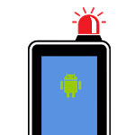 alarm protected Phone icon