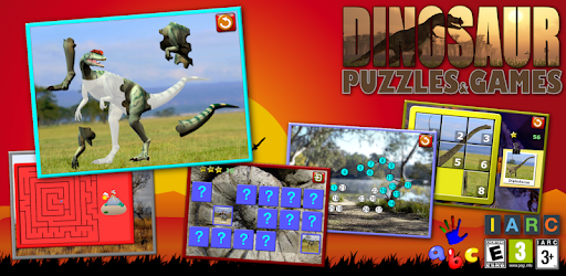 Kids dinosaur puzzle games PC screenshot
