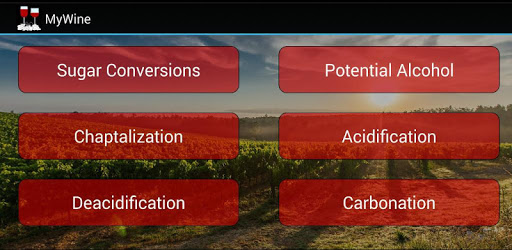 MyWine winemaking calculator PC screenshot