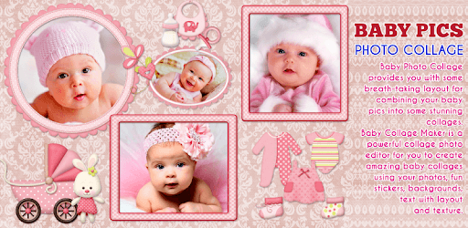 Baby Collage : Name, Card, Pics & Photo Frames PC screenshot