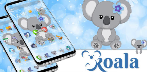 Cute Baby Koala Theme PC screenshot