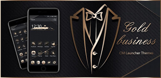 Gold Black Neat Theme PC screenshot Gold Black Neat Theme PC screenshot