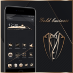 Gold Black Neat Theme icon