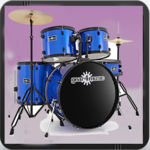 Drums Set with Drum Sticks - Play Rock Jam Tracks for PC