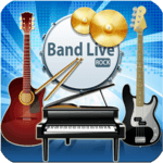 Band Live Rock (drum, bass, guitar, piano, mic) icon