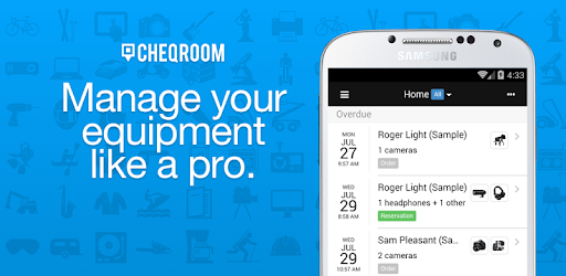 CHEQROOM Equipment Management PC screenshot