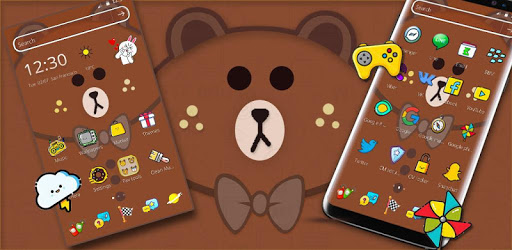 Brown Bear Cartoon Theme PC screenshot Brown Bear Cartoon Theme PC screenshot