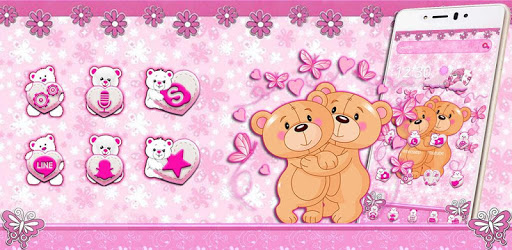 Cute Teddy Bear Theme PC screenshot