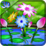 3D Flowers Touch Wallpaper icon