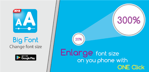 Enlarge Font: Enlarge text, Larger font PC screenshot