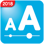 Enlarge Font: Enlarge text, Larger font icon
