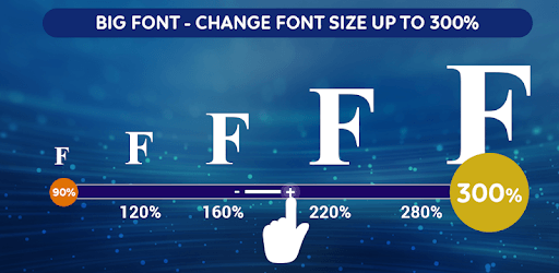Enlarge Font: Change Font Size & Larger Font PC screenshot