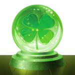 Lucky fortune teller and lucky charms icon