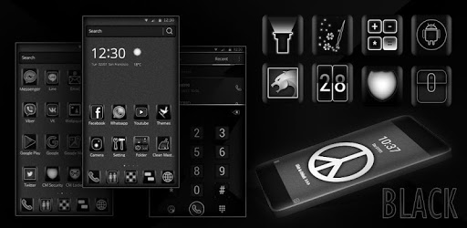 Black Cool Neat Theme PC screenshot