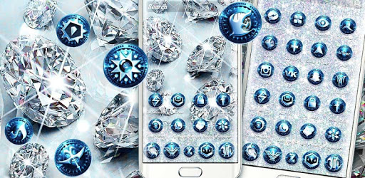 Silver Diamond Theme PC screenshot