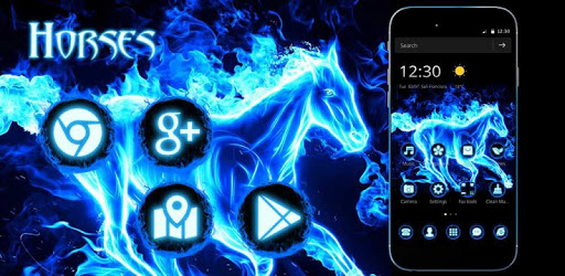 Blue Fire Horse PC screenshot