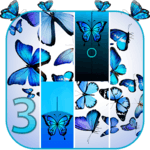 Blue Butterfly Piano Tiles 2019 icon