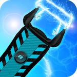 Stun gun electric real screen simulator new joke icon