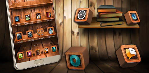 Wooden Touch Launcher PC screenshot