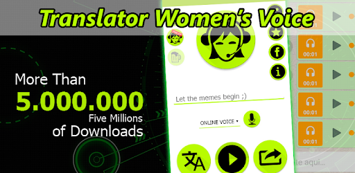 Translator Women's Voice PC screenshot