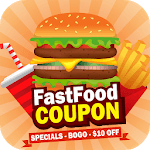 King Fast Food Coupons – Burger King, Pizza icon