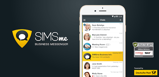 SIMSme Business - Team Messenger PC screenshot