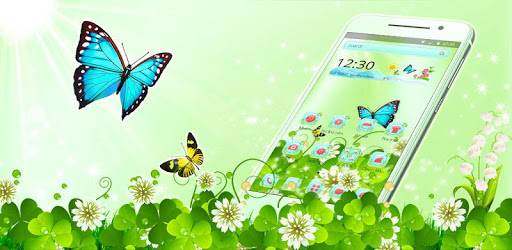 Butterfly Green Nature Theme PC screenshot Butterfly Green Nature Theme PC screenshot