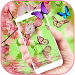 Butterfly pink aroma theme for PC