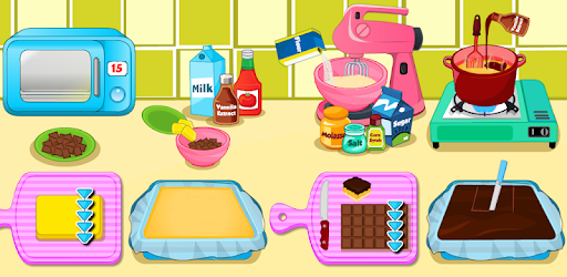 Bake Chocolate Caramel Candy Bars PC screenshot