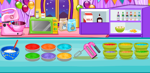 Cooking Rainbow Birthday Cake PC screenshot
