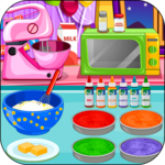 Cooking Rainbow Birthday Cake icon