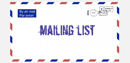 Mailing List PC screenshot