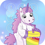 Pony Unicorn Screen Lock icon