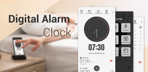 Digital Alarm Clock - Bedside Clock, Stopwatch PC screenshot