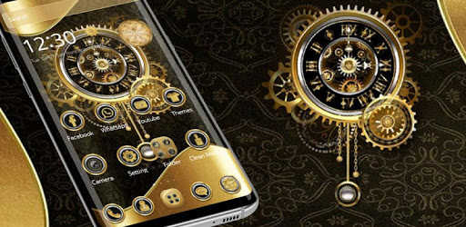 Clock Luxury Gold Theme PC screenshot Clock Luxury Gold Theme PC screenshot