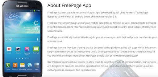 FreePage PC screenshot