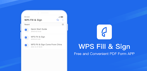 WPS Fill & Sign PC screenshot