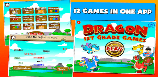 Dragons First Grade Games PC screenshot