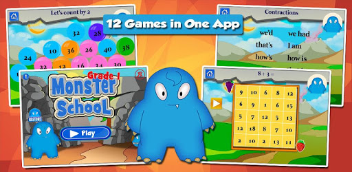 Monster Grade 1 Fun Games PC screenshot