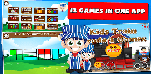 Kids Train Games for 1st Grade PC screenshot