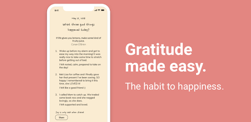 Three Good Things - gratitude journal PC screenshot