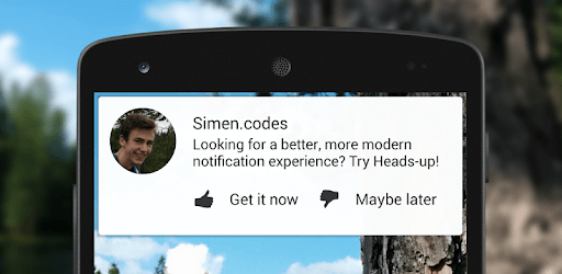 Heads-up Notifications PC screenshot