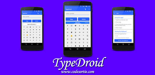 Type Droid (1000+ symbols) PC screenshot
