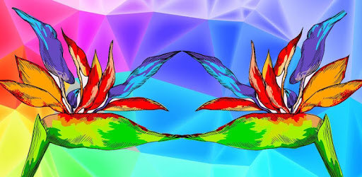 Adult Flower Poly Art Color by Number Sandbox Page PC screenshot
