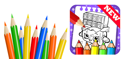 Draw colouring pages for Shopkins by Fans PC screenshot