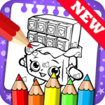 Draw colouring pages for Shopkins by Fans icon