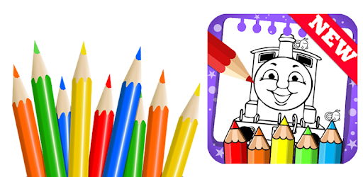 Draw colouring pages Thomas Train Friends by Fans PC screenshot